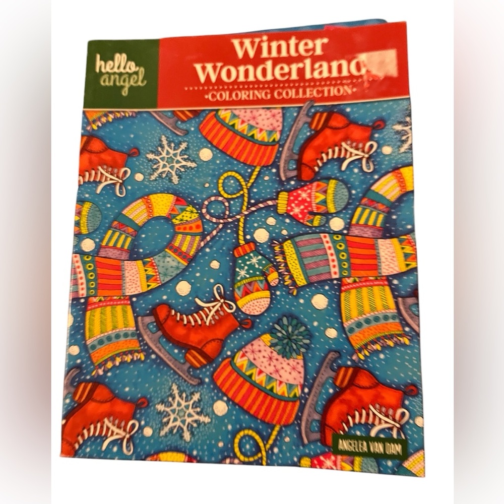 Hello Angel Winter Wonderland Coloring Book